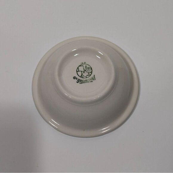 Syracuse China White Red Double Band Rimmed Bowl - Picture 6 of 7